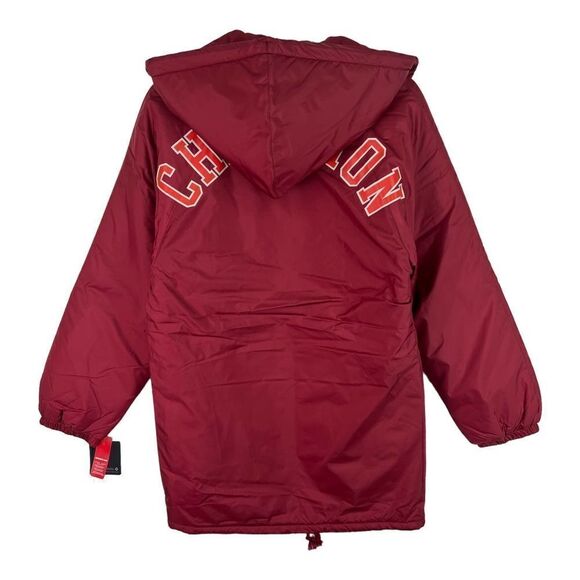 New Champion Men US XS Warm Puffer Down Jacket Hooded Winter Lightweight Coat - Picture 4 of 13